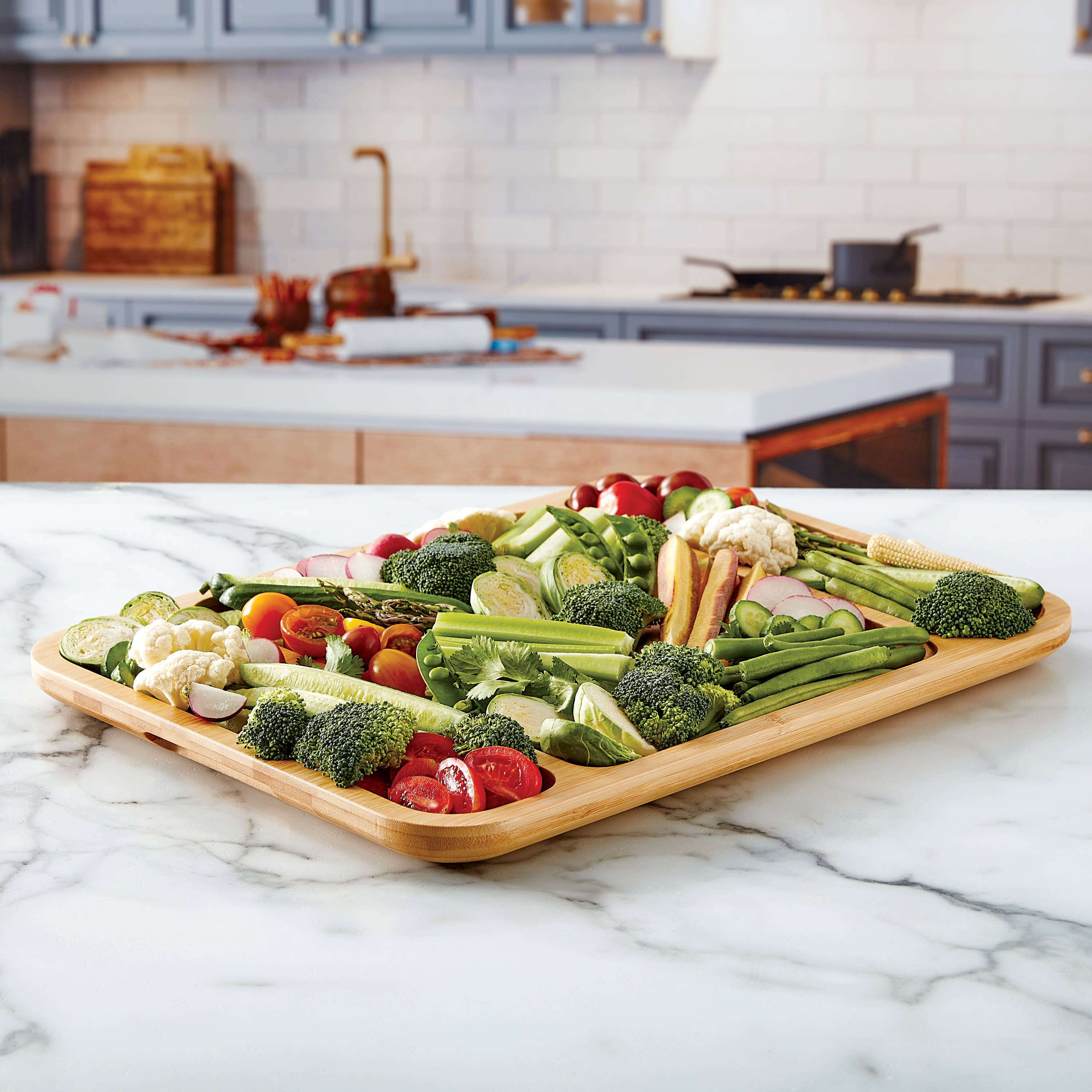 Lifetime Brands - Wholesale Cutting Board - FW 12X16 MAKE AND TAKE- BAMBOO BLACK 32