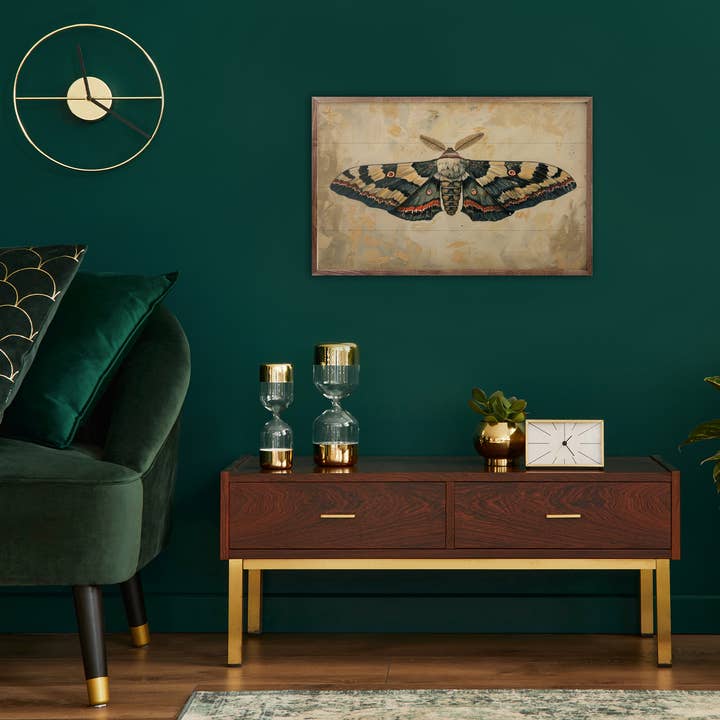 Kendrick Home - Wholesale Art Print - Moody Moth By Petal Prints Design3