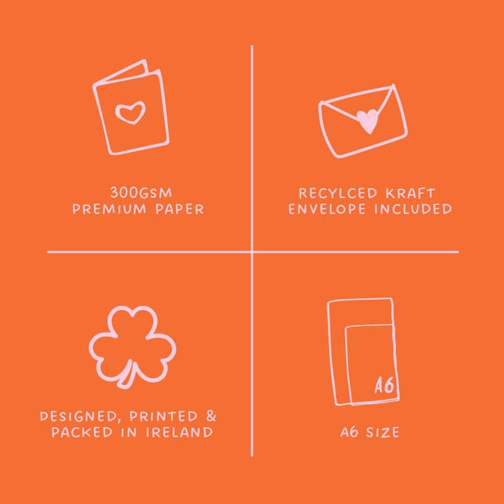 PulpKo - Wholesale Birthday Card - Happy Birthday Pink Cake, Hand-drawn Greeting Card for Birthday3