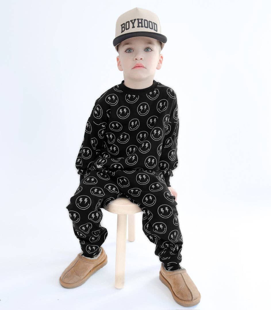 Lucky Panda Kids - Wholesale Lounge Set - Kids - Jogger Set | Electric Smiley16
