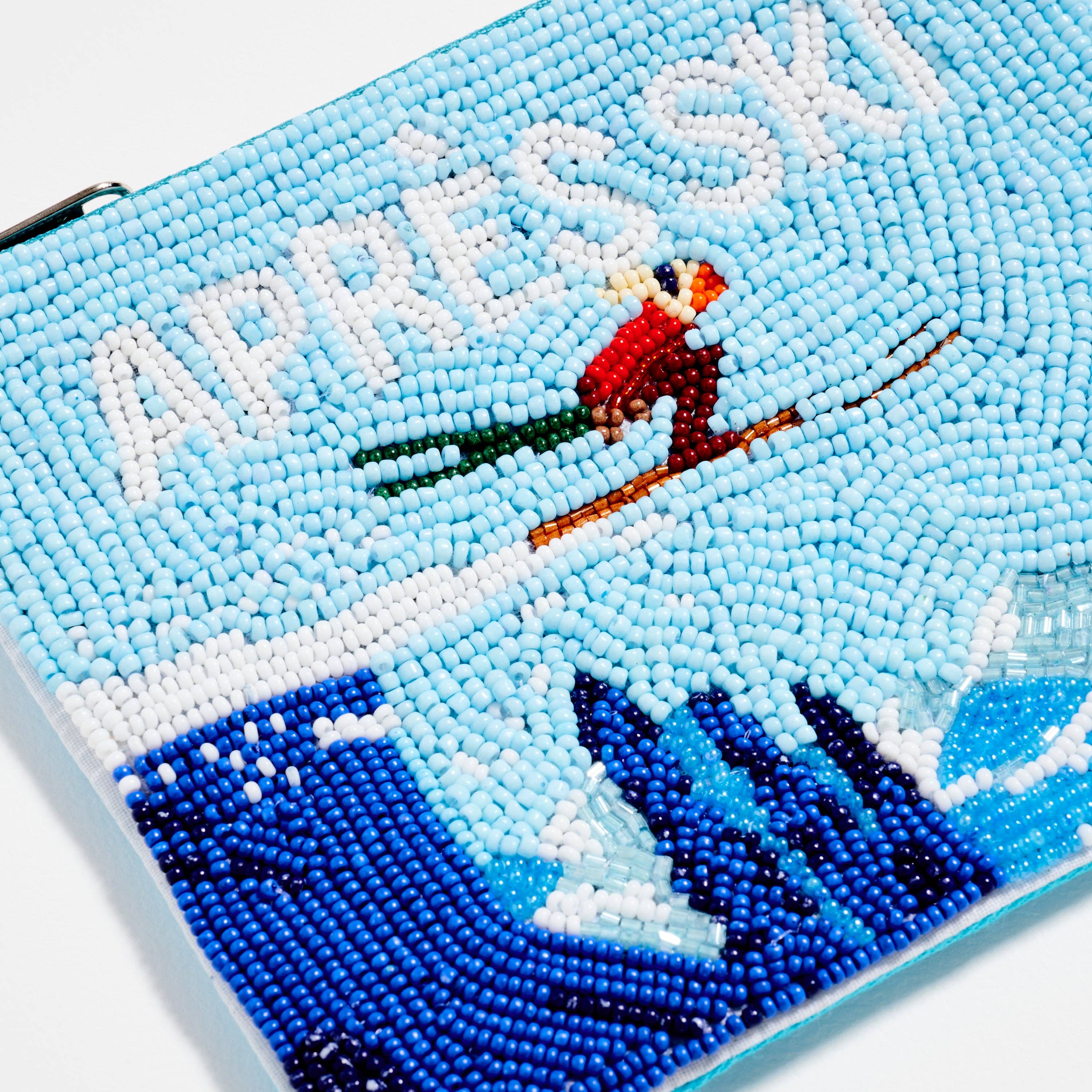 MT Apres Ski Mountain Zipper Coin Pouch – Winter Ski Beaded Pouch for wholesale on Faire1