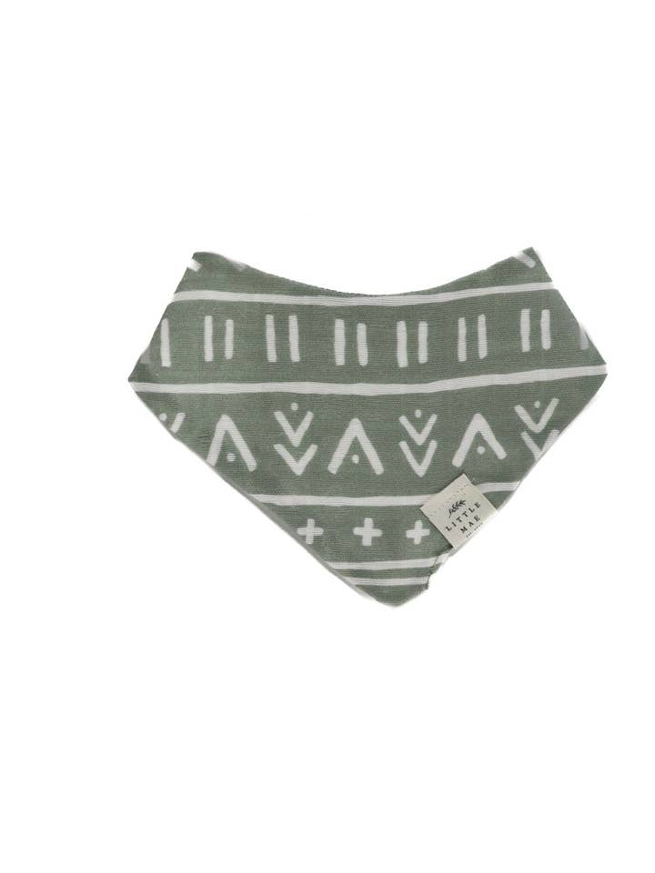 Succulent Bandana Bib for wholesale by Little Mae and Co