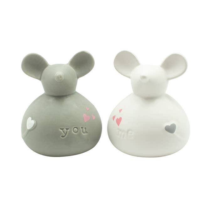 Ceramic Mice Set You Me for wholesale by Heaven Sends