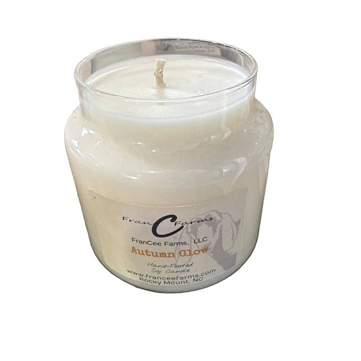 Autumn Glow Soy Candle for wholesale by FranCee Farms