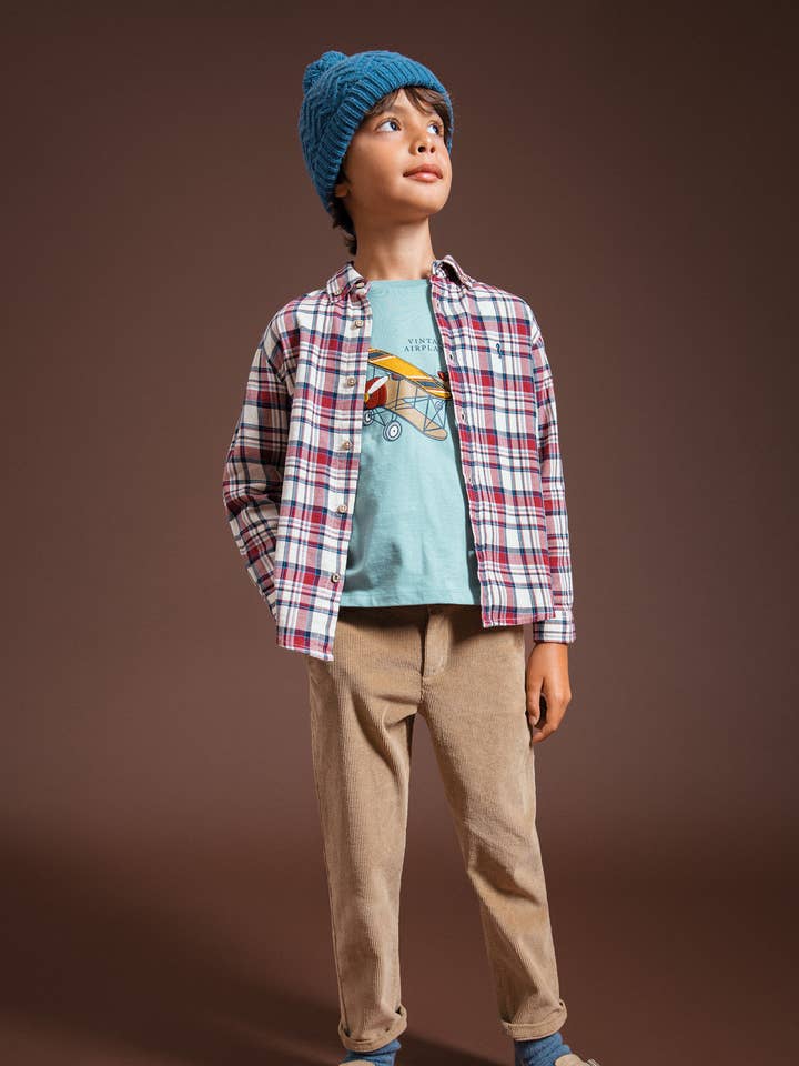 Camicia a quadri (582433-189) per la vendita all'ingrosso da parte di Lanidor Kids