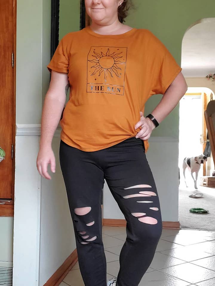 Altered Star Co. - Wholesale Screen Printed T-Shirt - Women's - Sun Tarot Zen Tee2