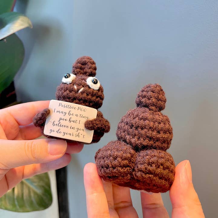 Anh2 LTD - Wholesale Stuffed/Plush Toy - Kids & Baby - Crochet Big Putt Booty Positive Poo, Emotional Support