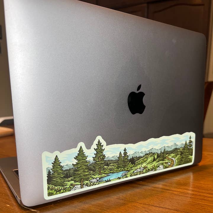 Sticker Art - Wholesale Sticker - Mountain Sticker Wrap1