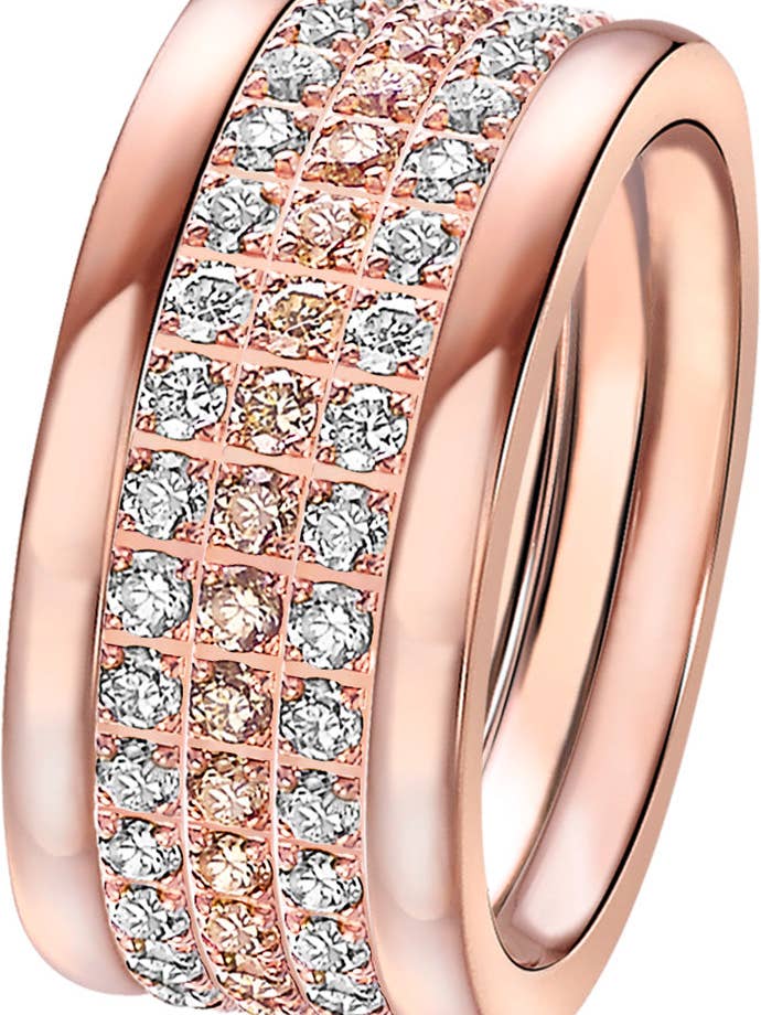 Anillo Shine-Tour rosa para venta al por mayor de CAPRICCI