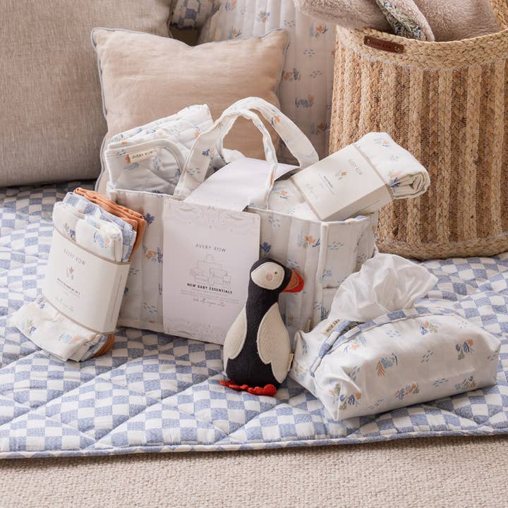 Avery Row - Wholesale New mom gift box/set - Essentials New Baby Gift Set - Coastline