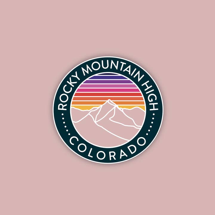 Snow Business USA - Wholesale Sticker - Rocky Mountain High Sticker2