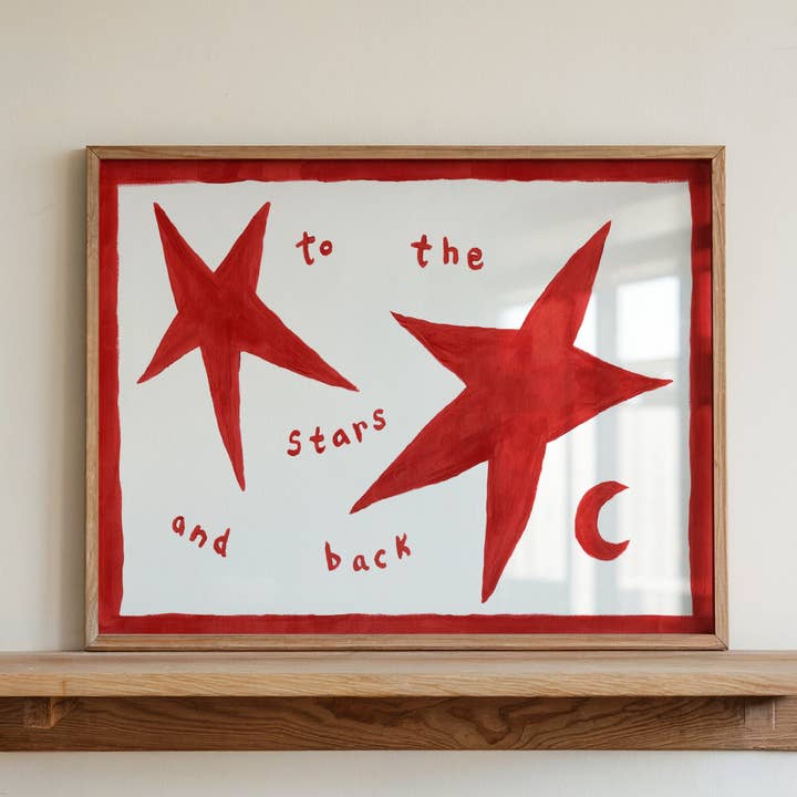 To The Stars and Back Poster for wholesale by Lune Club