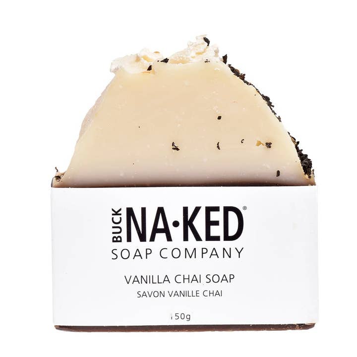 Vanilla Chai Bar Soap for wholesale by Buck Naked Soap Company