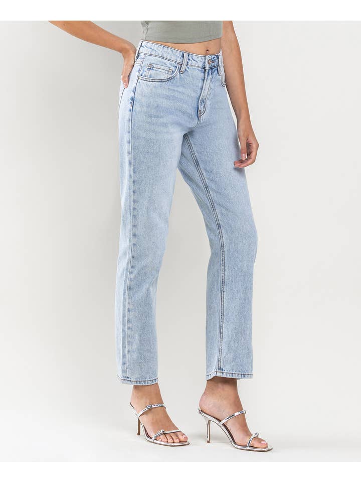 SUSTAINABILITY HIGH RISE ANKLE STRAIGHT JEANS LV1131 for wholesale on Faire6