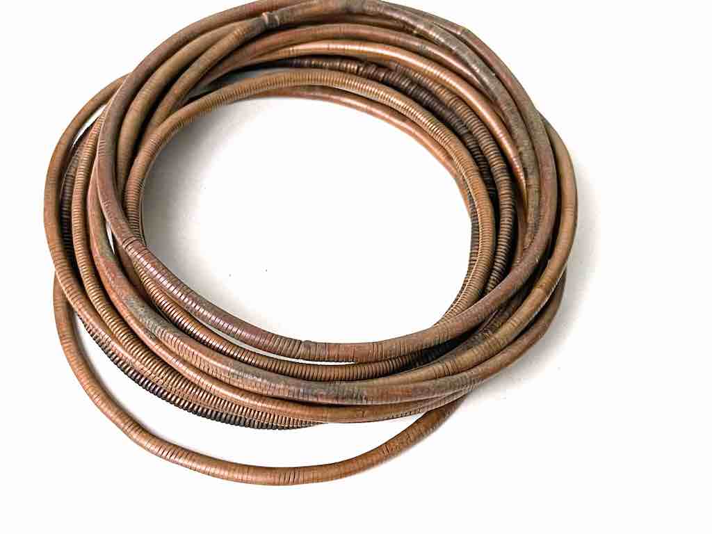 The Niger Bend - Wholesale Bangle Bracelet - Vintage thin rounded copper bracelet/anklet1