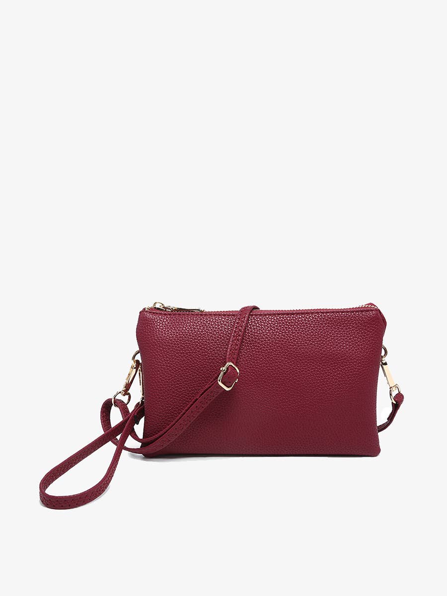 Jen & Co. - Wholesale Crossbody Bag - Women's - M013 Riley Monogrammable 3 Compartment Crossbody/Wristlet45