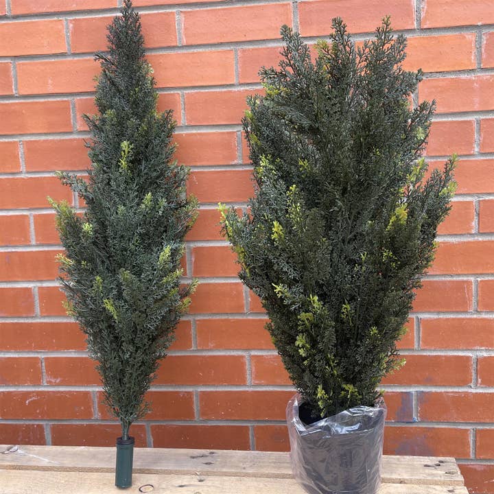 Leaf Design UK LTD - Wholesale Artificial Plant - 120cm Artificial Natural Look Cedar Tree3