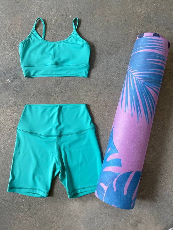 Classic Fit Bike Shorts Mint for wholesale by Glimpse the Label