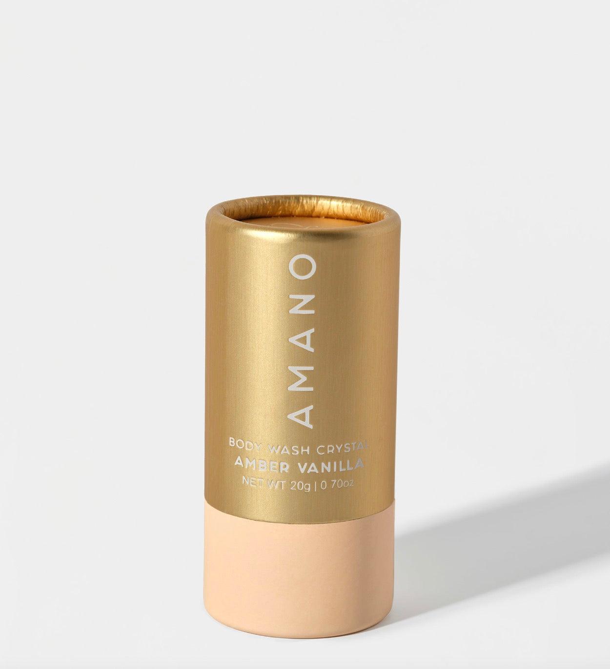 Amano beauty - Wholesale Body Wash/Shower Gel - AMBER VANILLA BODY WASH CRYSTAL-PREORDER0