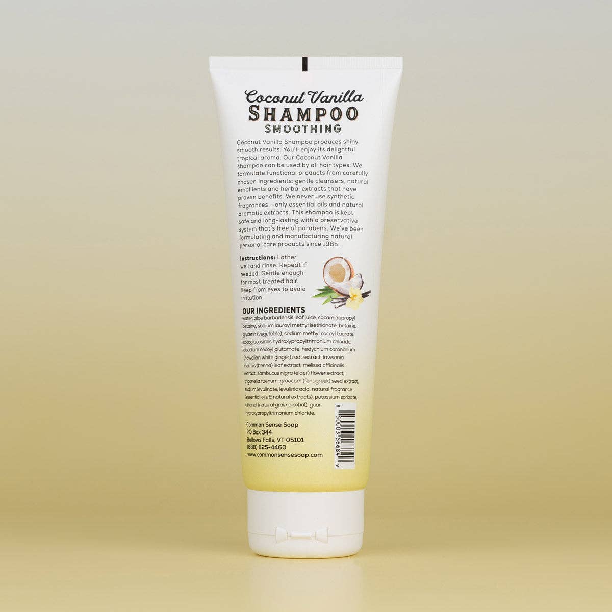 Common Sense Soap – Großhandel Haarshampoos – Coconut Vanilla Shampoo1