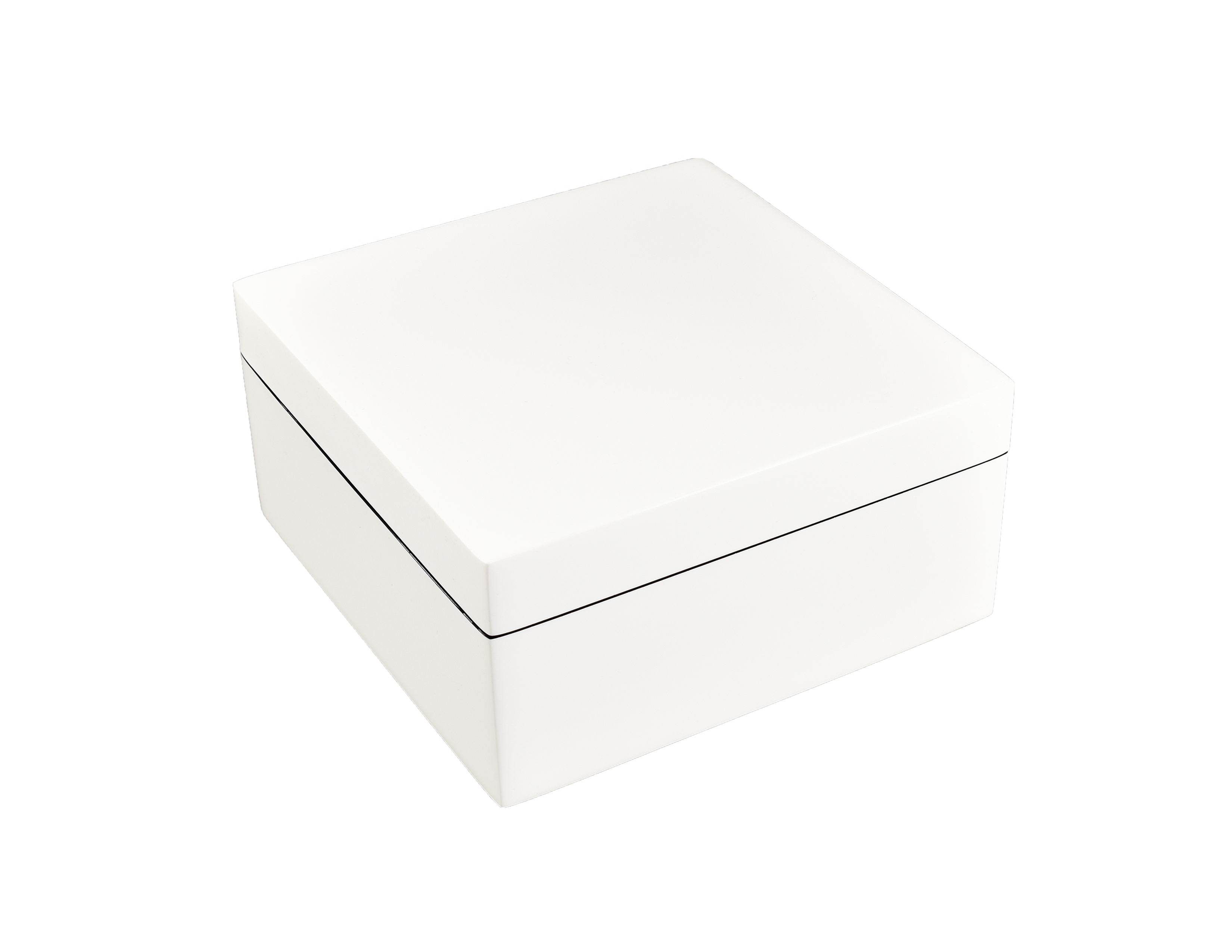 Pacific Connections – Engroshandel Pynteæske – All White - Hængslet kasse - PL-101W0