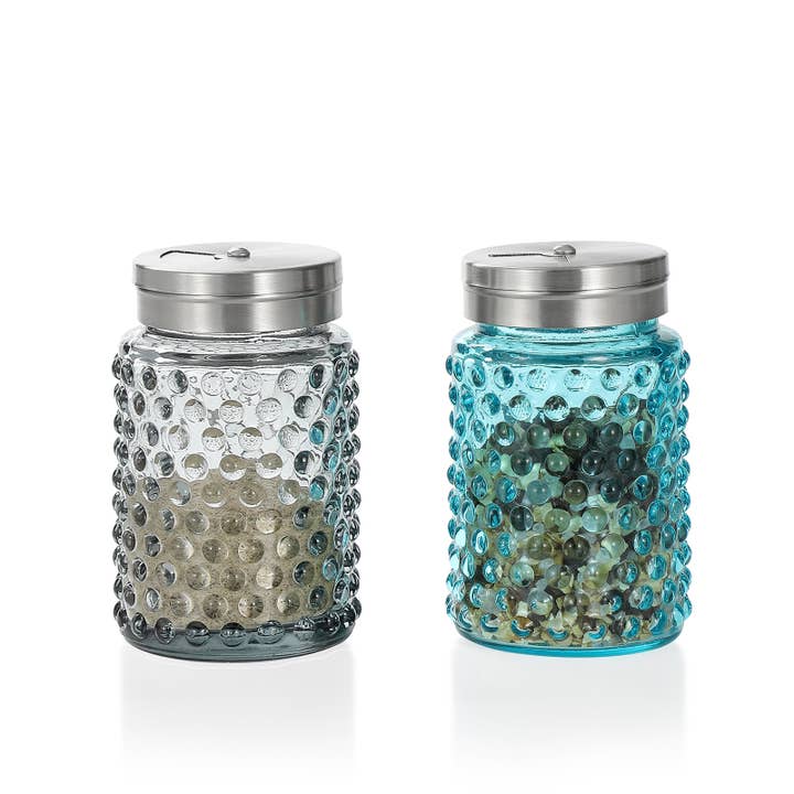 Everest Global - Vente Ensembles salière et poivrière - Ensemble de 2 salières et poivrières Hobnail