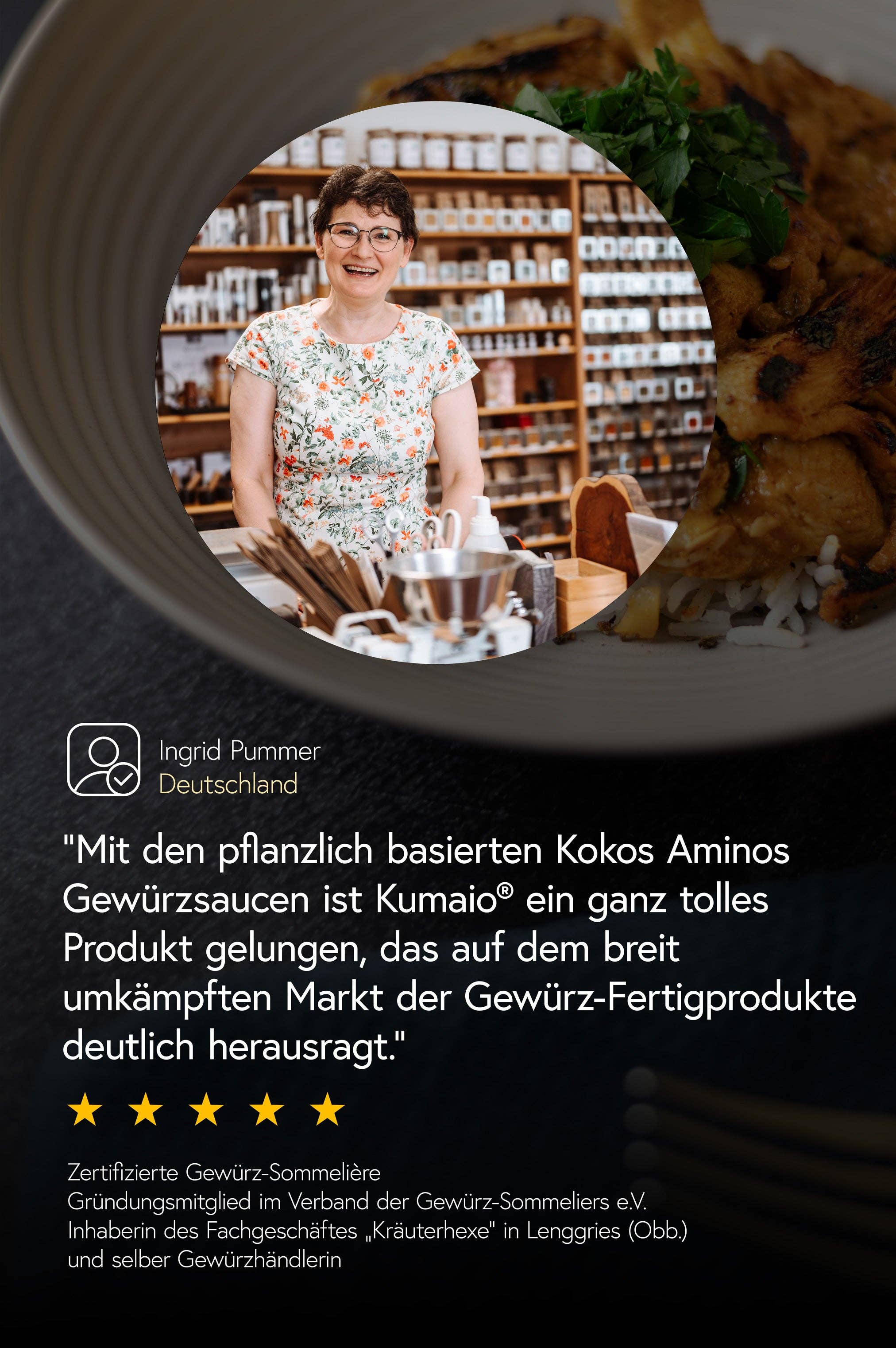 Kumaio® - Wholesale Saus - Biologische kokos amino's kruidensaus - 250 ml8