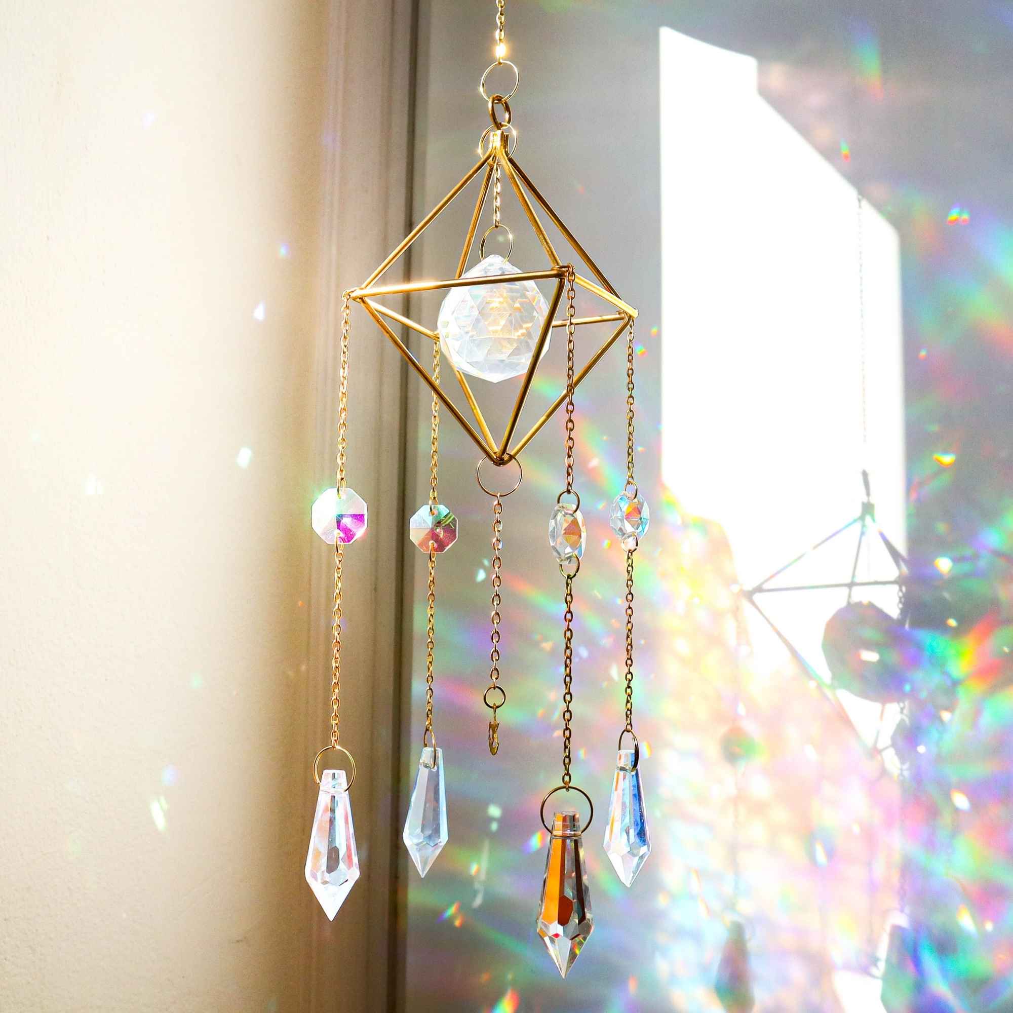 LilAryenne | Jewelry & Suncatchers - Vente Attrape-soleil - Attrape-soleil Sunlight - Décoration de fenêtre arc-en-ciel, cadeau2