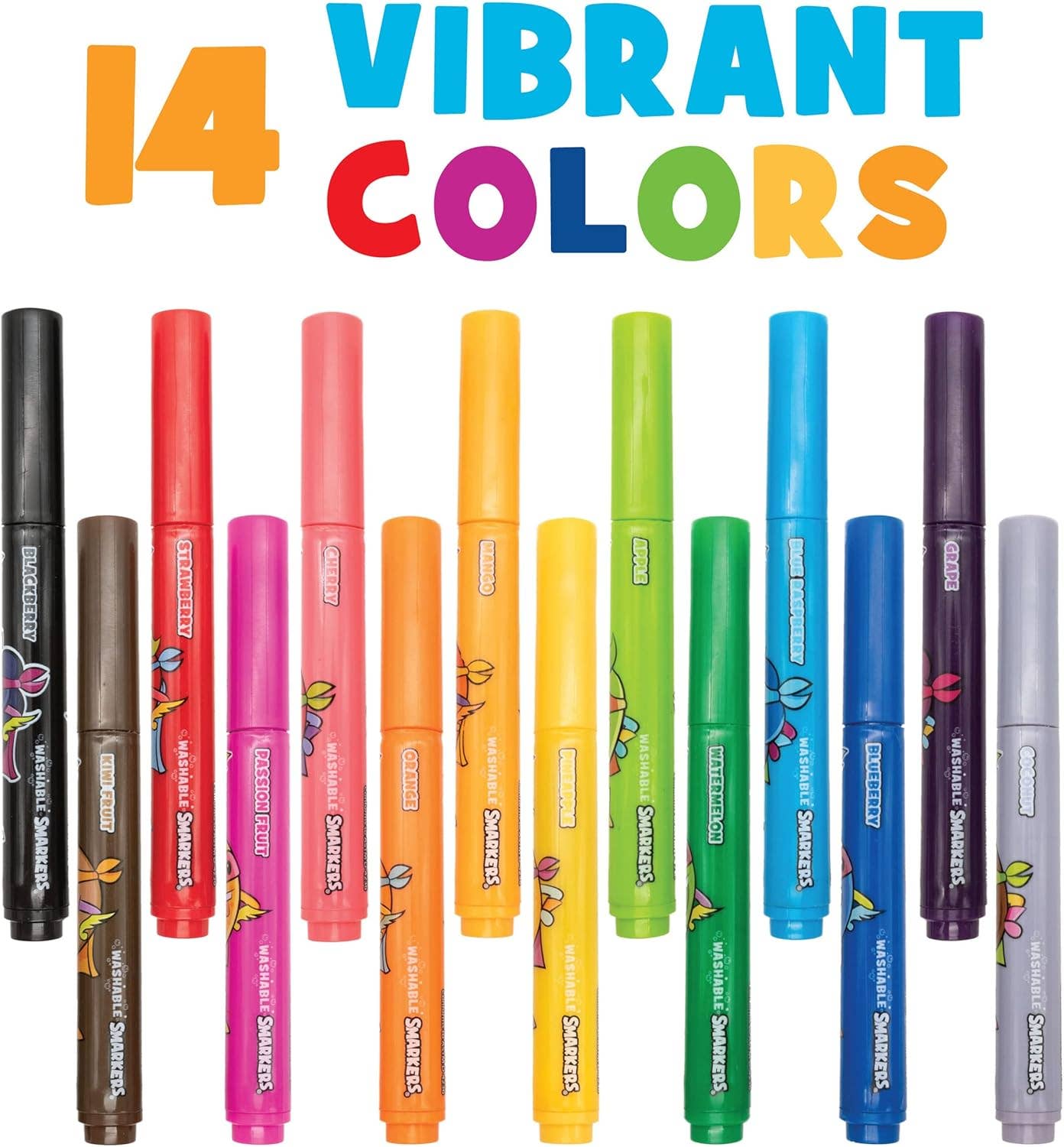 Scentco, Inc - Wholesale Markers - Kids & Baby - Smarkers - Washable Scented Markers - 14pk2