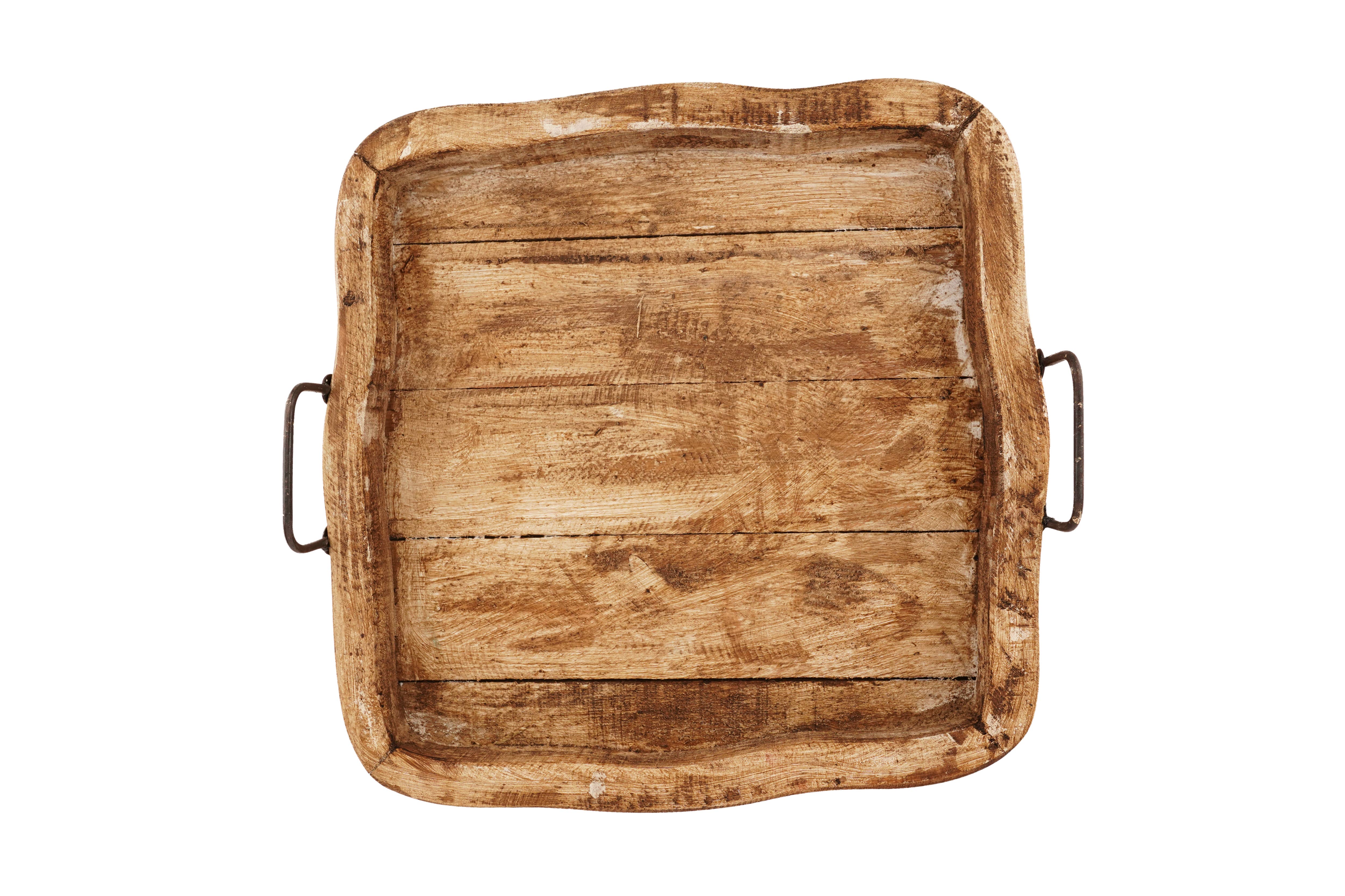 My Amigos Imports – Engroshandel Pyntebakke – Bixby-bondehus-træ bakke-tre farve valg-15x15x4 inches7