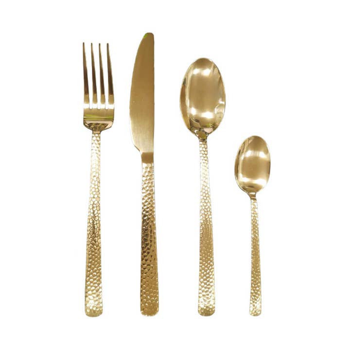 Ménagère 24 Pièces Dorée pour la vente par AULICA