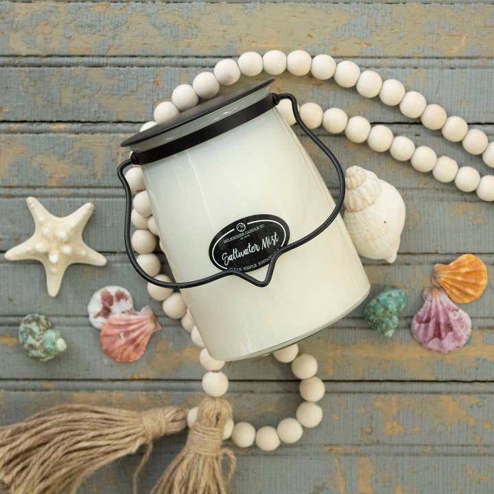 Milkhouse Candle Company - Wholesale Jar/Filled Candle - 22 oz Butter Jar Candle: Saltwater Mist5