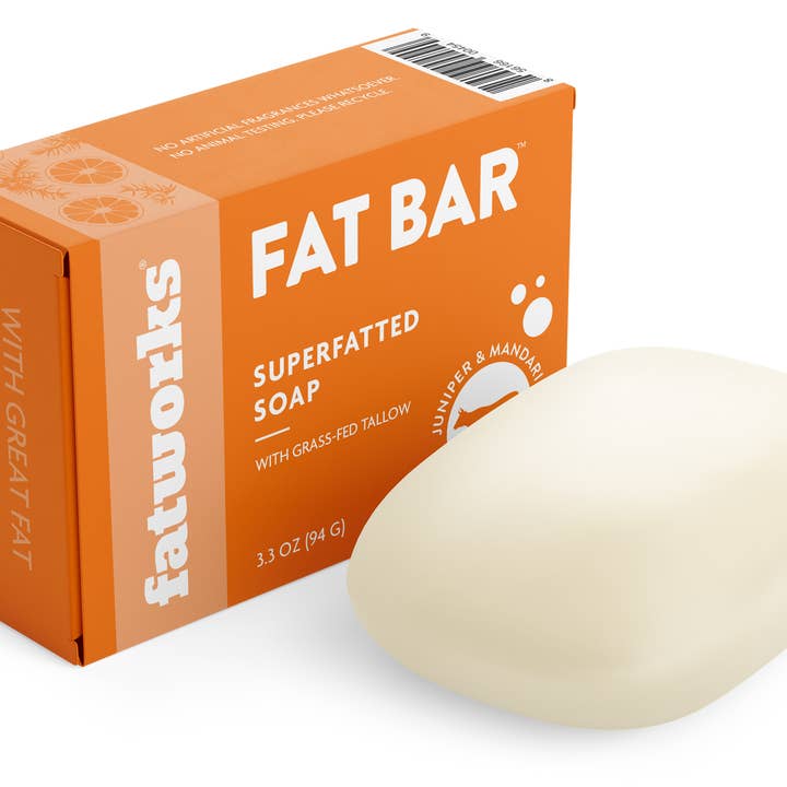 FATBAR™ (4.25 oz) - Grass-Fed Tallow Soap Bar for wholesale by Fatworks
