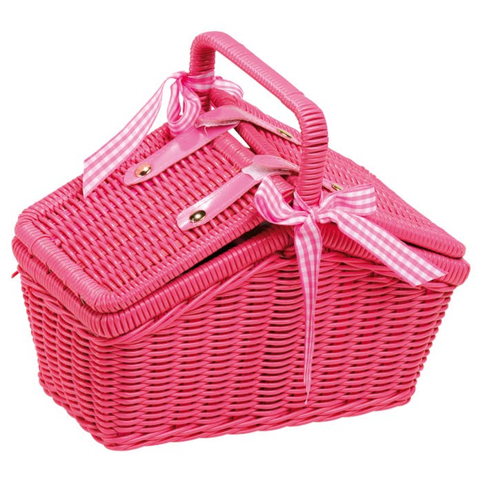 small foot - Venta al por mayor Cestas de pícnic - Cesta de picnic con flores coloridas1