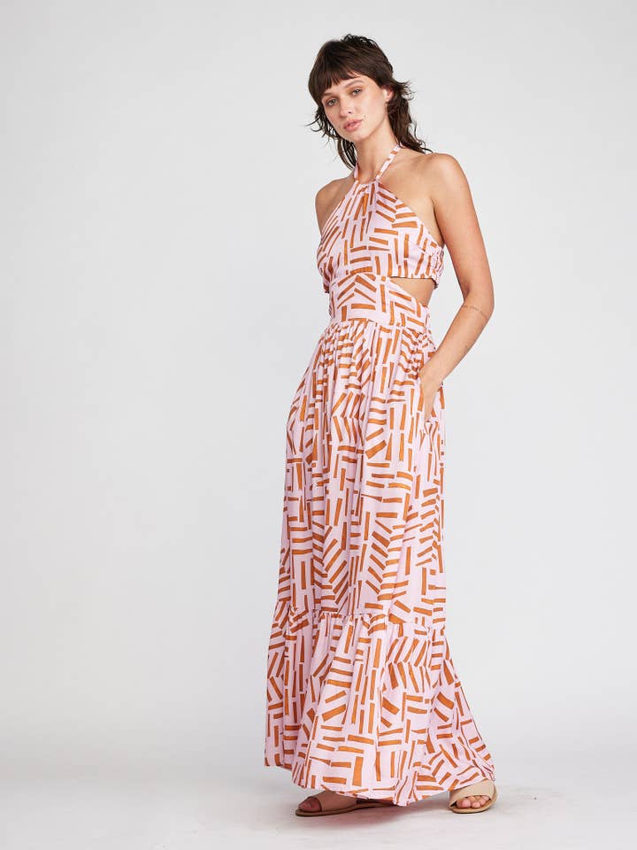 Cinnamon Sticks Isolde Maxi Cut Out Dress for wholesale on Faire