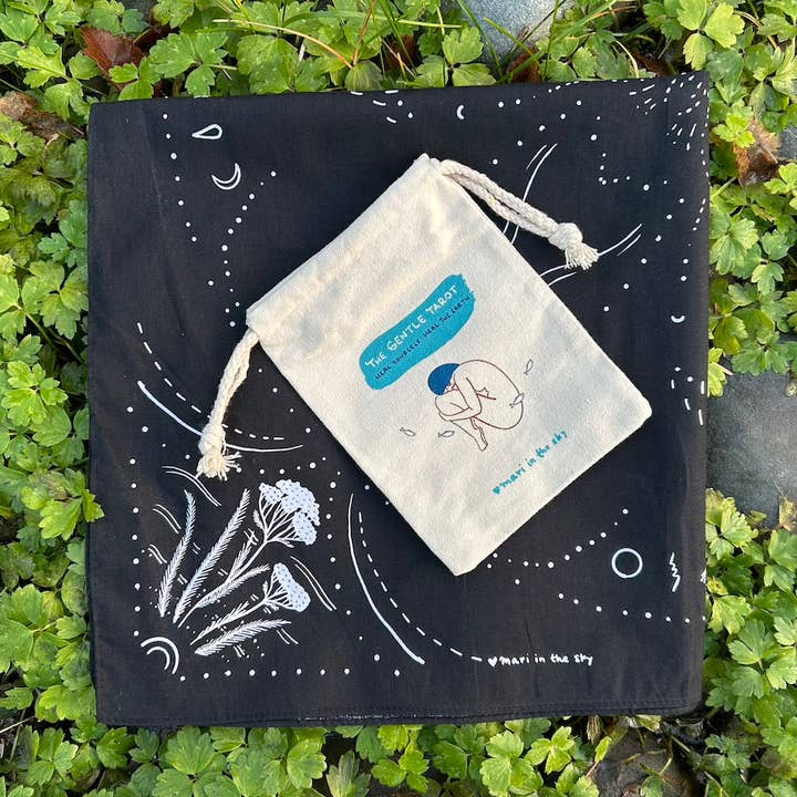 🌟 New Item - Cotton canvas deck pouch for wholesale by The Gentle Tarot