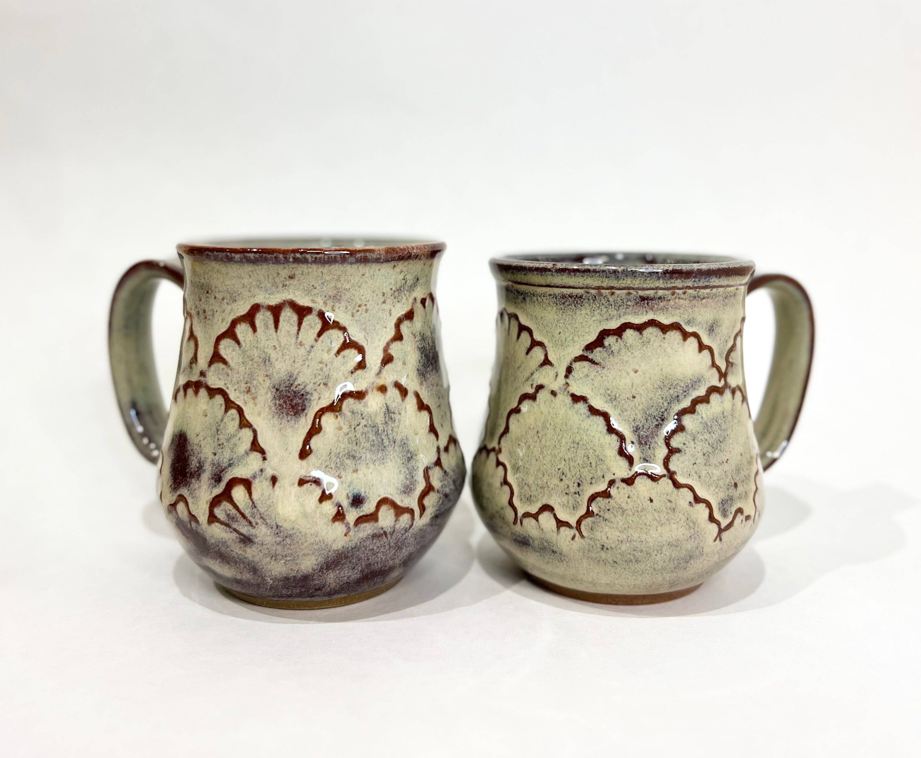 KF Stoneware - Venta al por mayor Taza - Taza de cerámica artesanal con borde festoneado - 530 ml5