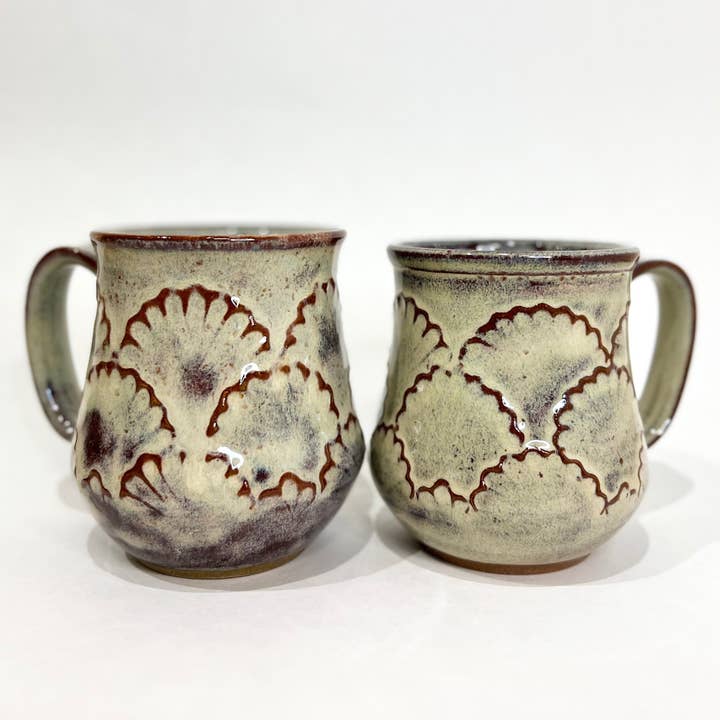 KF Stoneware - Venta al por mayor Taza - Taza de cerámica artesanal con borde festoneado - 530 ml5