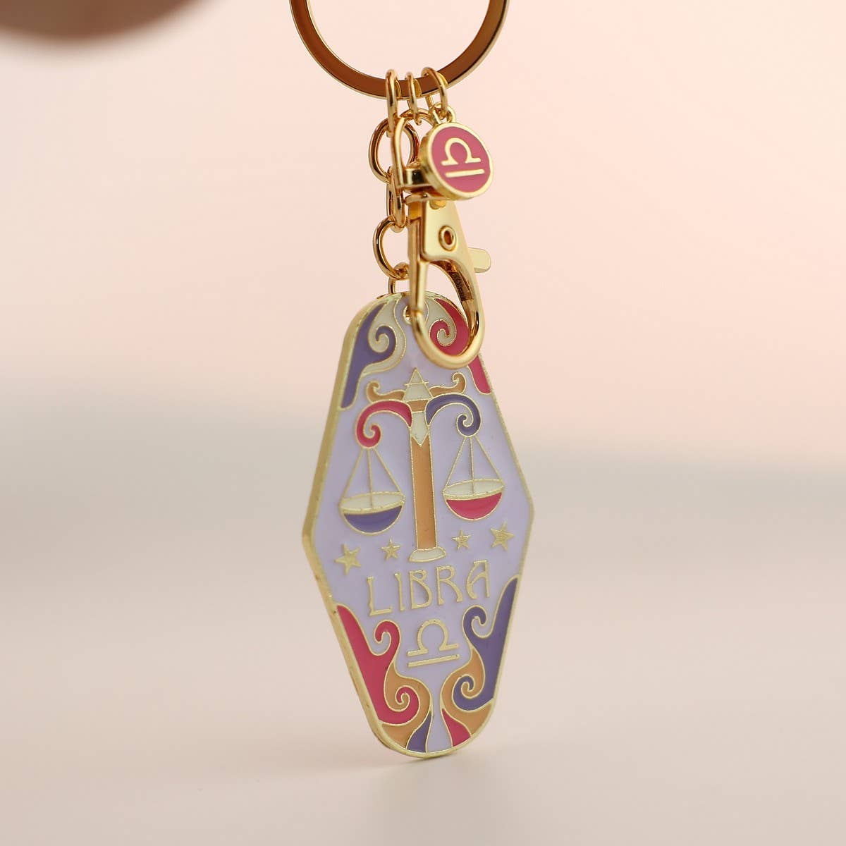 ACCITY - Wholesale Keychain - Women's - Zodiac Motel Keychain – Retro Enamel Design_CWMM101976