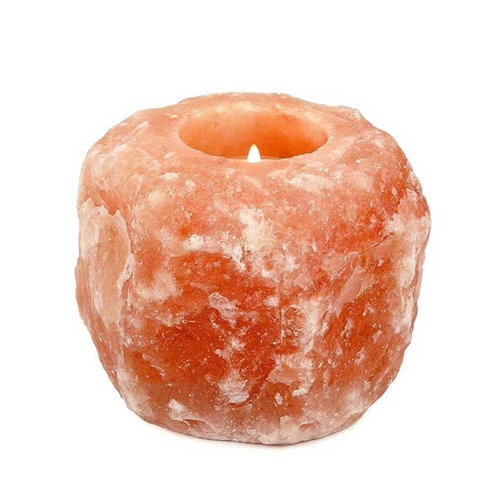 PRIDE INDIA BRANDS - Wholesale Candle Holder - Himalayan Pink Salt Tea Light Holder by Pride of India