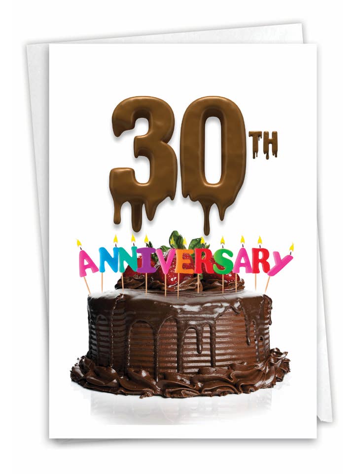 Jubiläumskarte - Großer Tag 30 für den Großhandel von NobleWorks