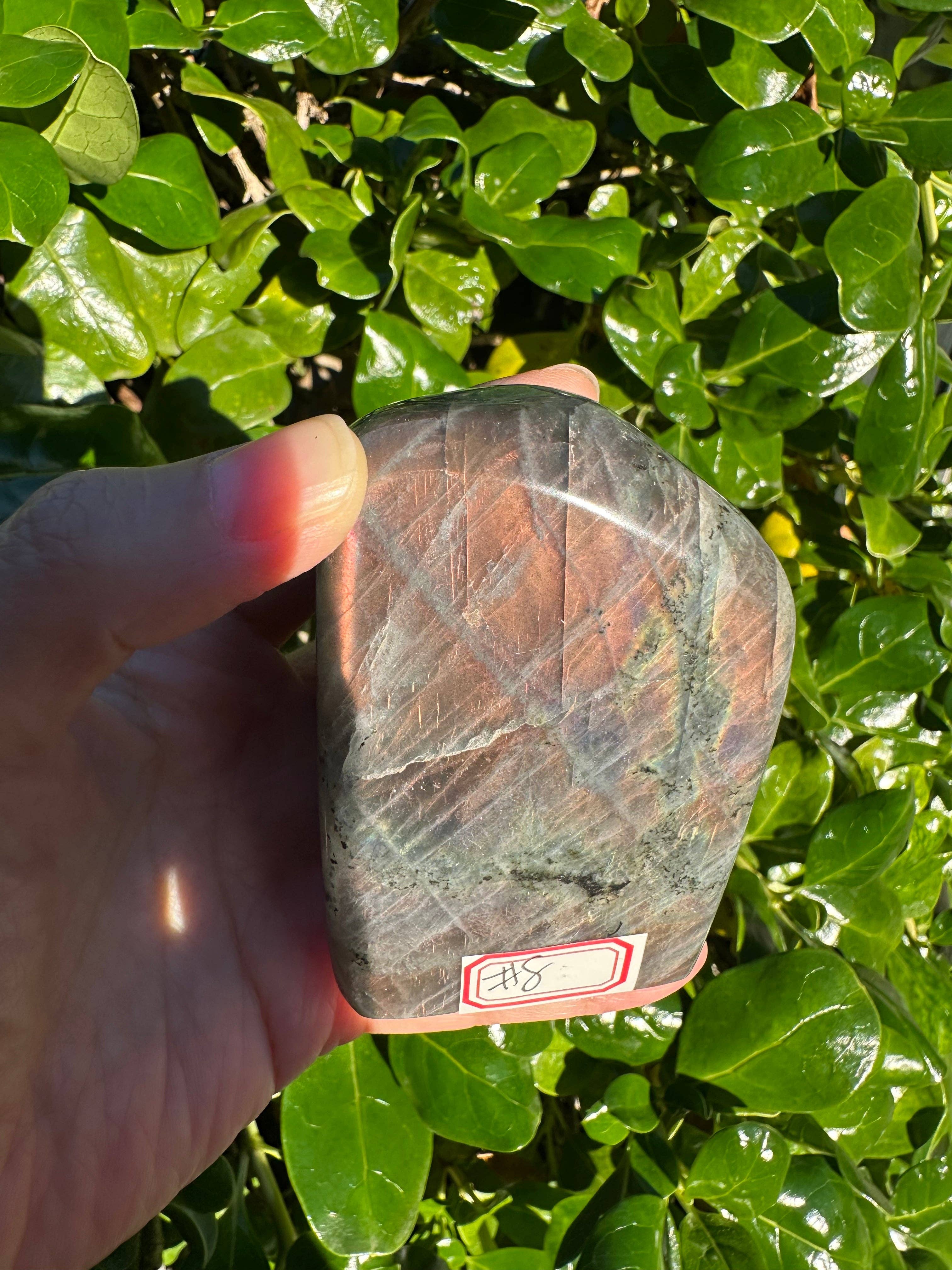 Moon Rituals – wholesale Spiritual stone/crystal – Large Purple Labradorite Free Form, Christmas Crystal Gift #86