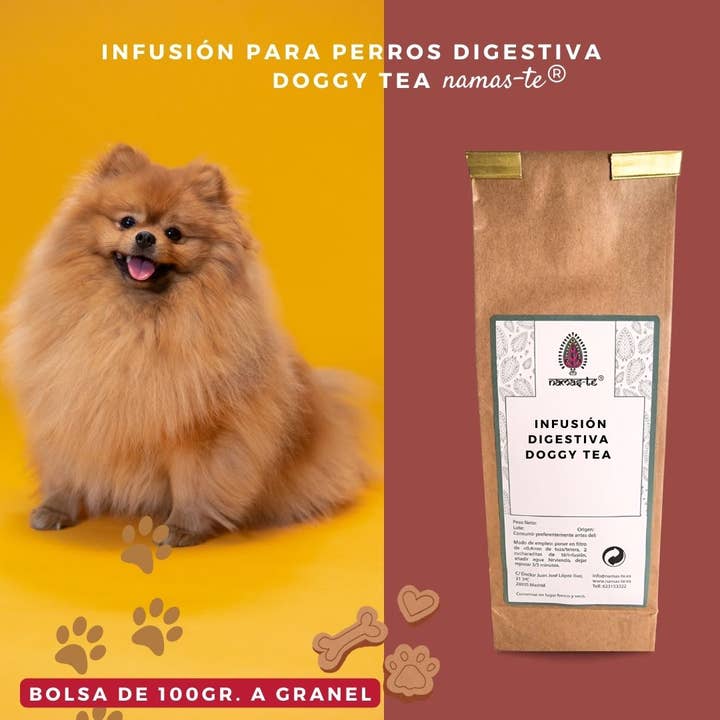 DOGGY TEA namas-te® ️ Digestive Infusion for Dogs for wholesale by namas-te (KALMA VITAL SPAIN SL)