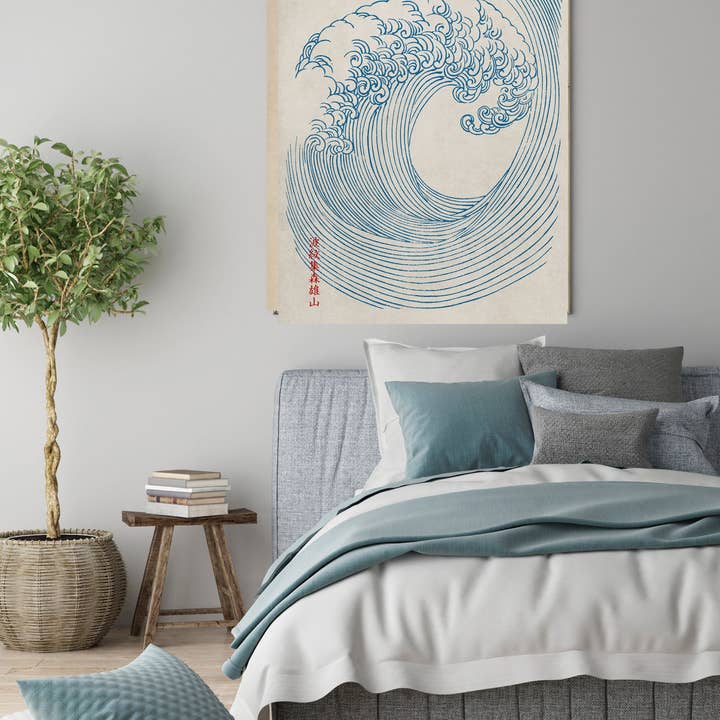Kumo Art Prints – wholesale Art print – Japanese Vintage Wave Art Print 2