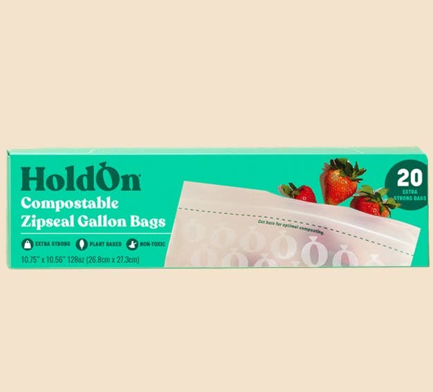 HoldOn Bags - Wholesale Food Storage Wrap/Bag - Gallon Zipseal Bags (20 pack)