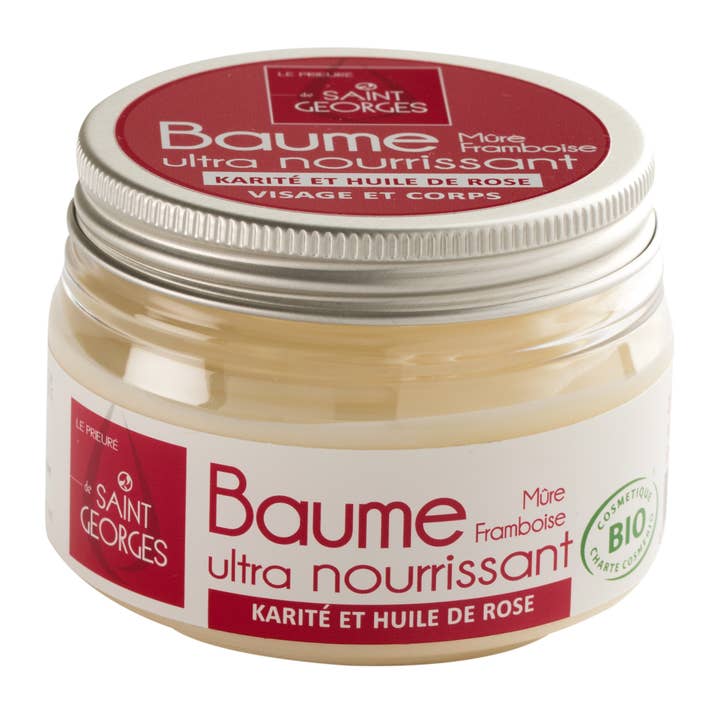 Bálsamo ultra nutritivo de mora y frambuesa
Aceite de karité para venta al por mayor de SAVONNERIE SAINT GEORGES