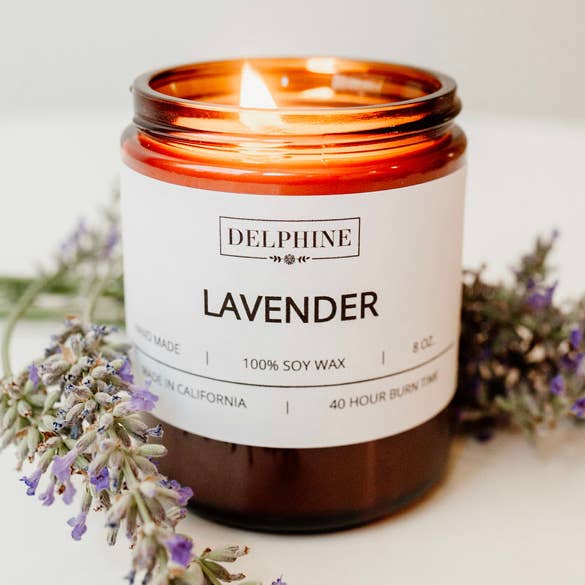 Delphine - Wholesale Jar/Filled Candle - Lavender Candle0