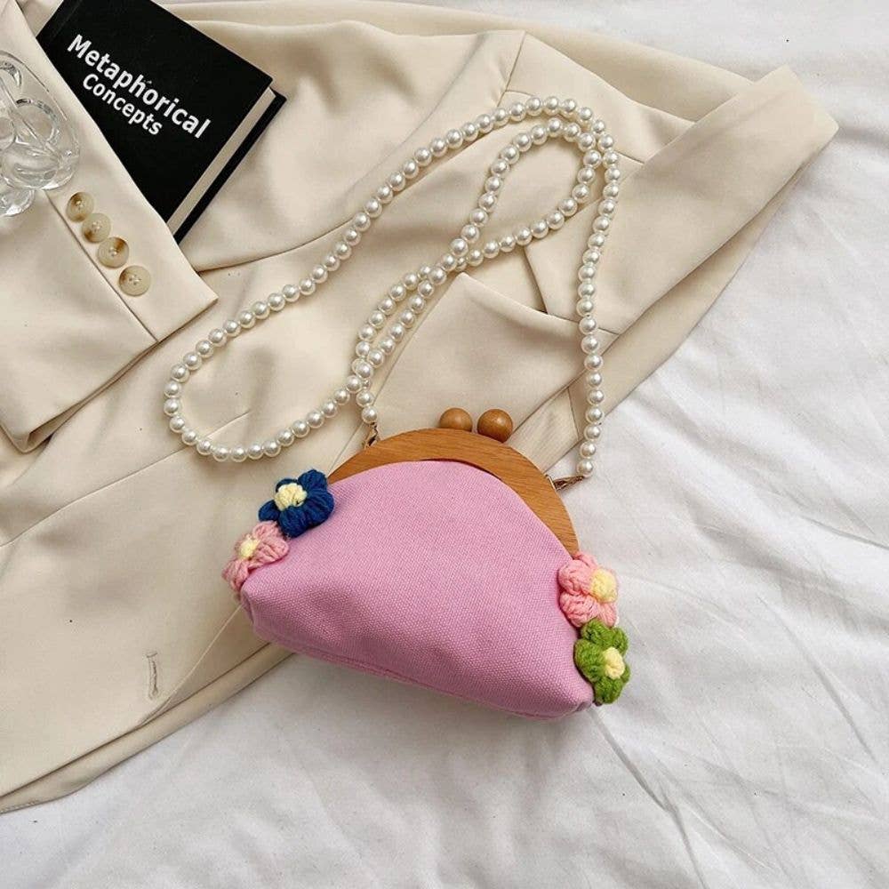 Ashlen - Wholesale Crossbody Bag - Women's - CROCHET FLOWER HANDBAG6