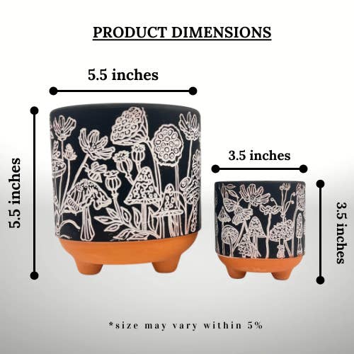 Simply Supplied Co - Wholesale Plant Pot - Terracotta Mushroom Planter | Artisanal Clay Pot