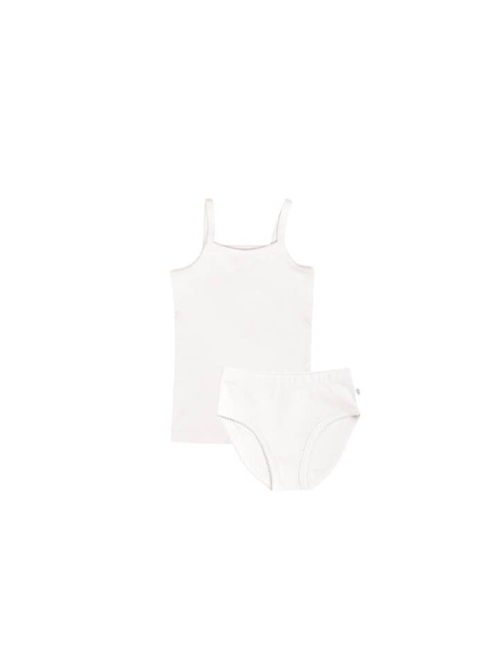 Les Petites Natures - Wholesale Underwear - Kids - Tank top & Underwear Set - Coconut Milk